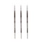Creative Mark Fine Tip Liner Paint Brush Ultra Fine Detail Soft Hair Paint Brush For Watercolor, Gouache, Inks, Acrylic, Oils, Technical Artists, and Illustrators - 3 Packs
